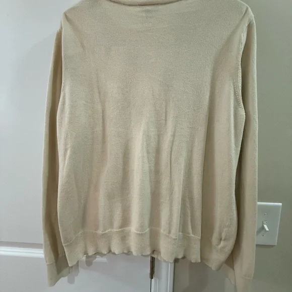 Ann Taylor Beige Button-Up Cardigan - Picture 3 of 3